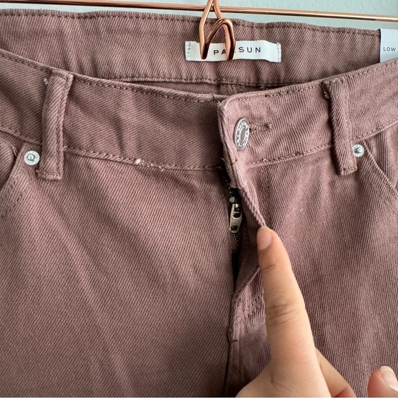 Pacsun Brown Stretch Low Rise Flare Size 25 - Picture 10 of 10